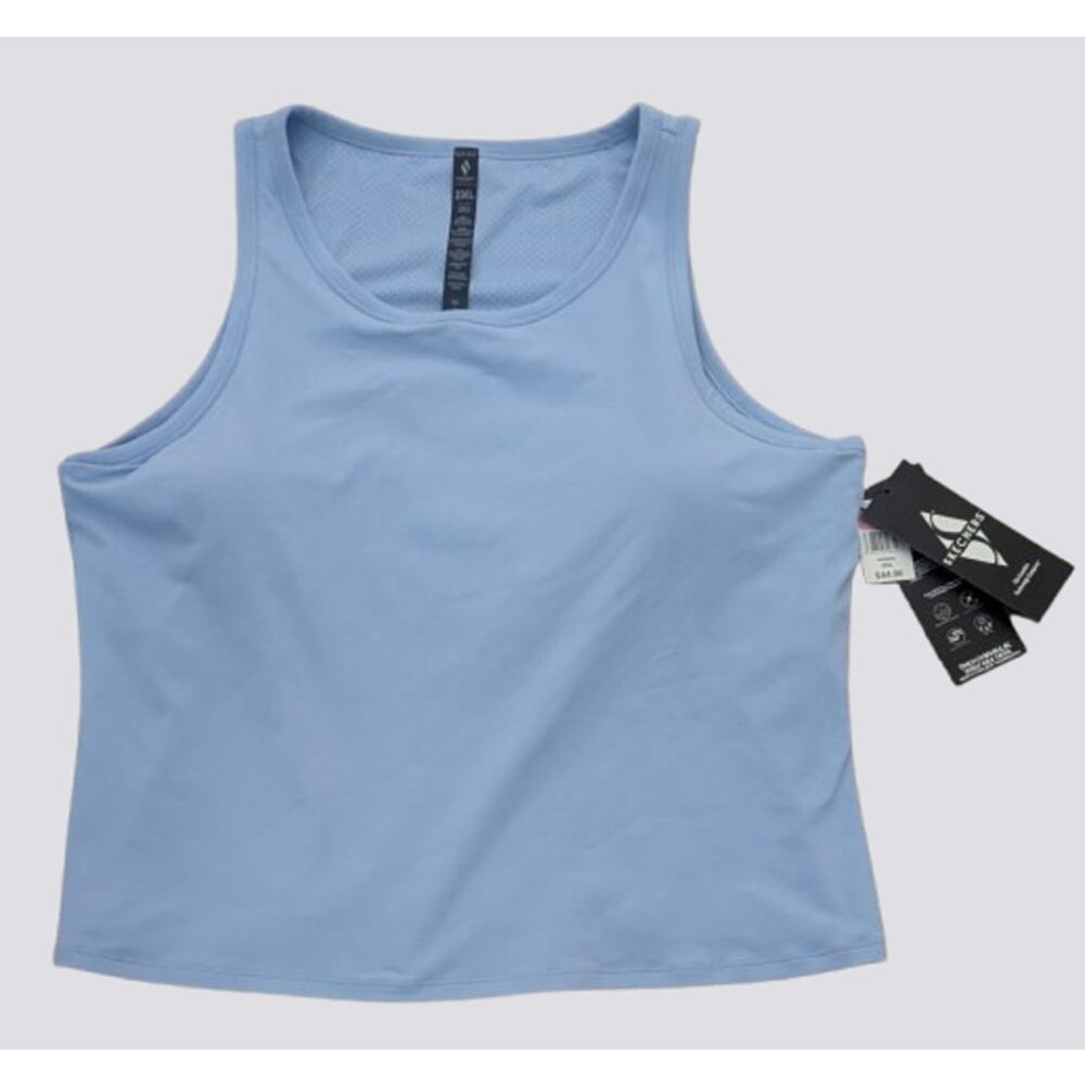 New SKECHERS Plus Size Go Walk Shelf Bra Tank Top Size 2XL